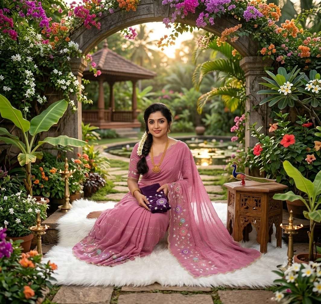 purple colour Pure and Soft Star Georgette Saree With Floral Embroidery Work on saree wholesale in surat